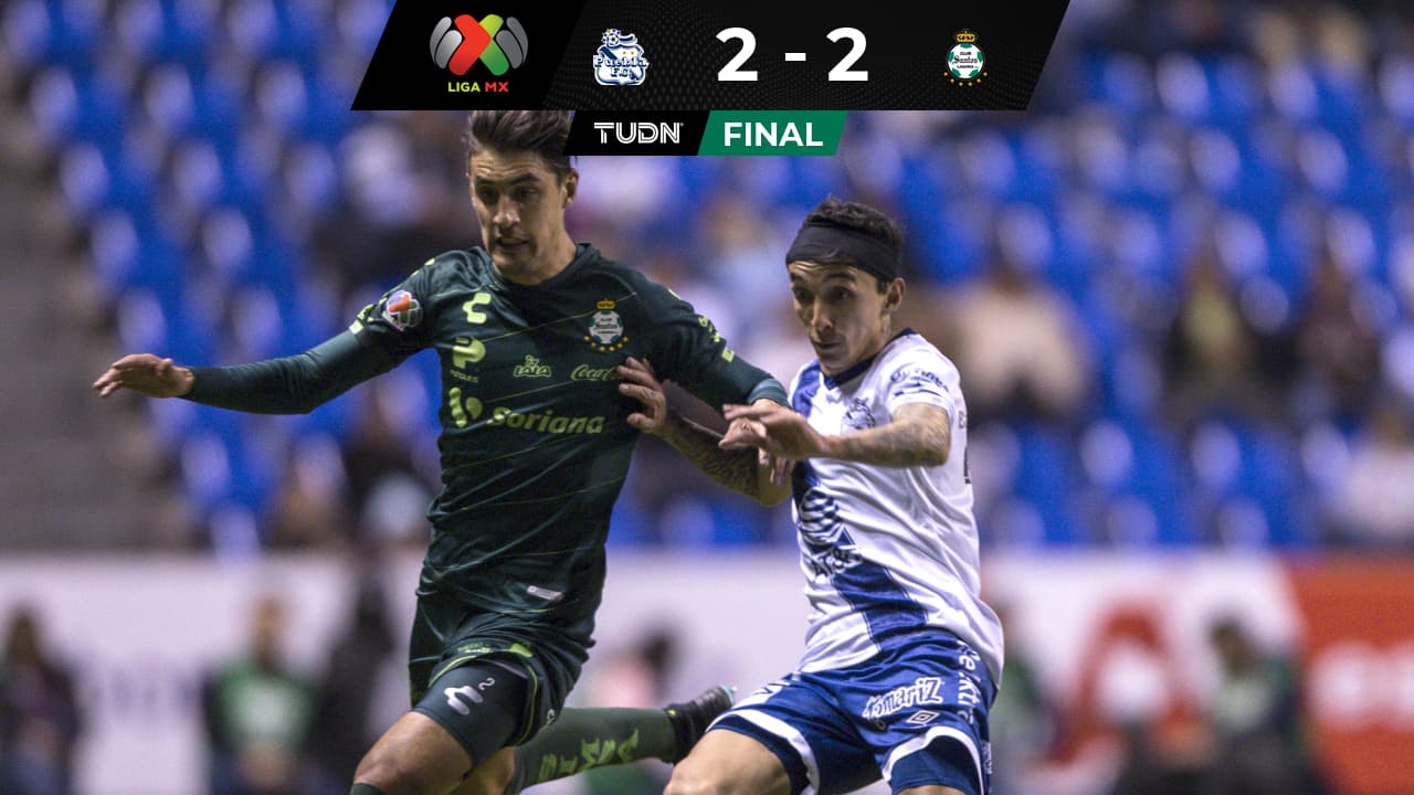 ¡Dramático empate! Puebla dejó escapar el triunfo ante Santos