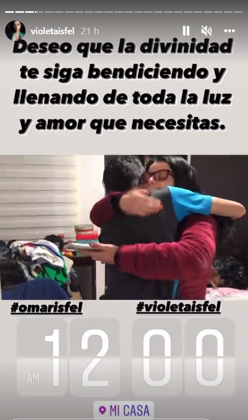 La famosa compartió un video donde sorprende a su hijo al cantarle 'Las Mañanitas' a media noche y agregó un mensaje: "Feliz cumpleaños 18, te amo hijo. Gracias por ser el gran hijo que eres, estoy orgullosa de ti. Gracias por elegirme como tu mamá, ha sido la más extraordinaria aventura. Deseo que la divinidad te siga bendiciendo y llenando de toda la luz y amor que necesitas".
