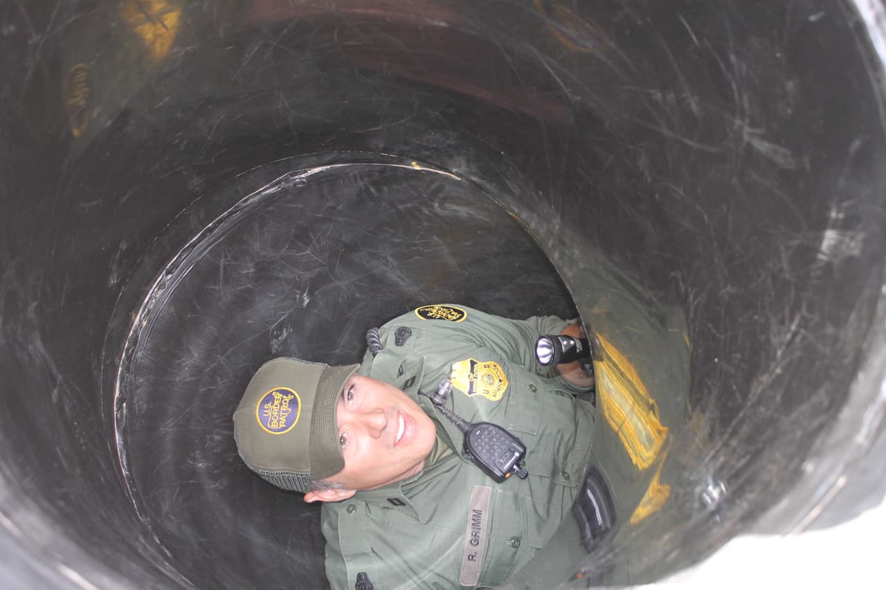 Centro de entrenamiento del equipo de túneles de la Patrulla Fronteriza en Nogales, Arizona.