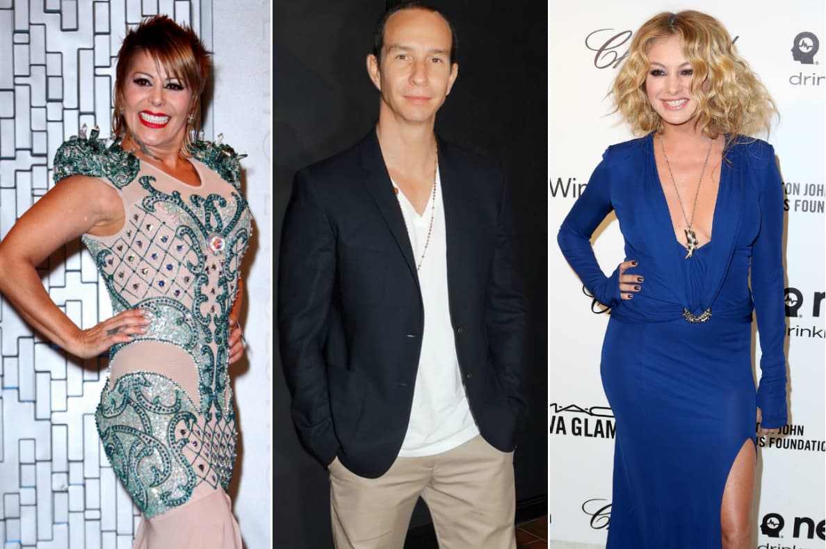 Paulina Rubio, Alejandra Guzmán y Erick Rubín protagonizaron uno de los tríos más sonados del medio.