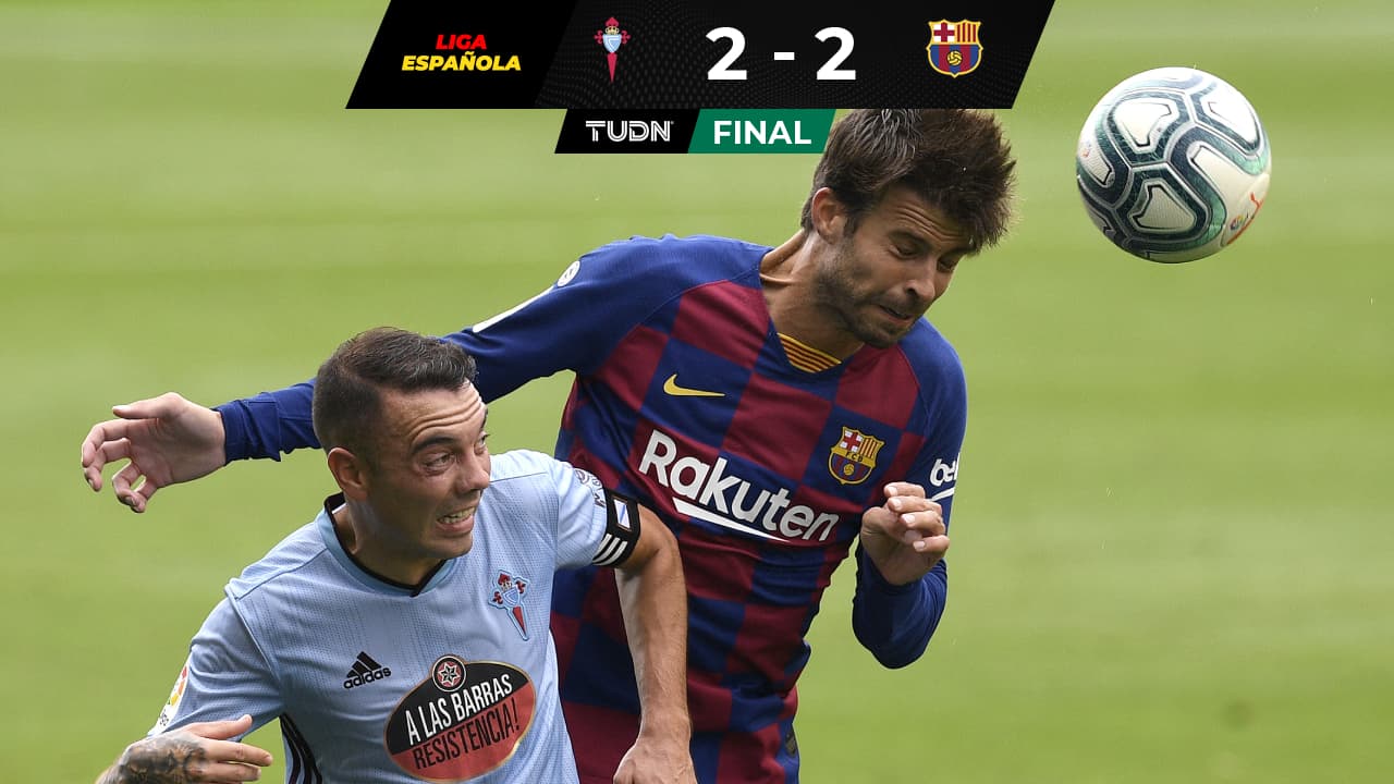 ¡Qué nivel! Celta arrebata el triunfo al Barcelona con genialidad de Aspas