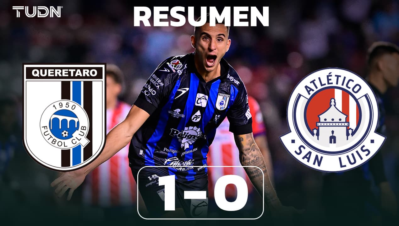 Resumen | Querétaro gana y manda a San Luis a los últimos lugares de la tabla