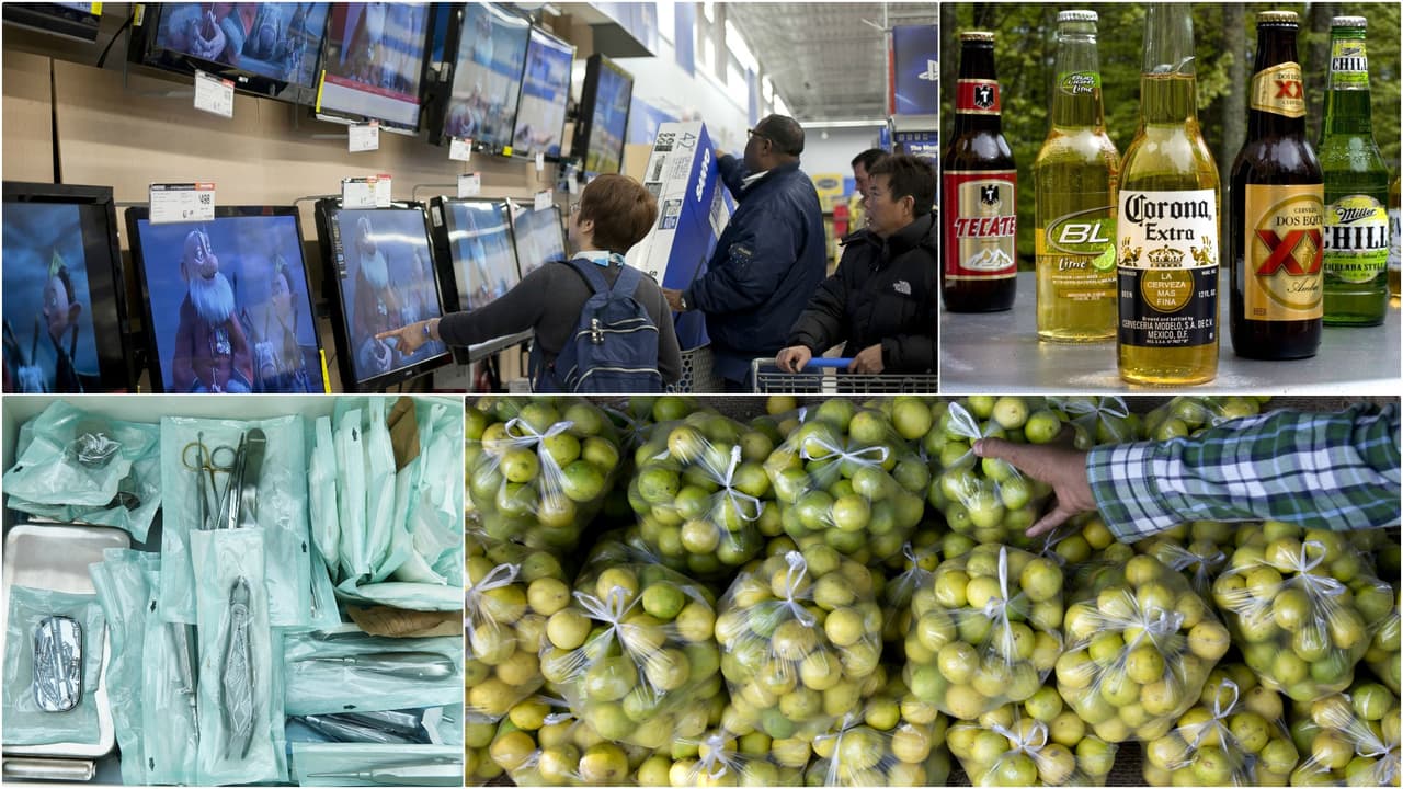 En fotos: algunos de los productos mexicanos afectados por el nuevo arancel que anunció Donald Trump