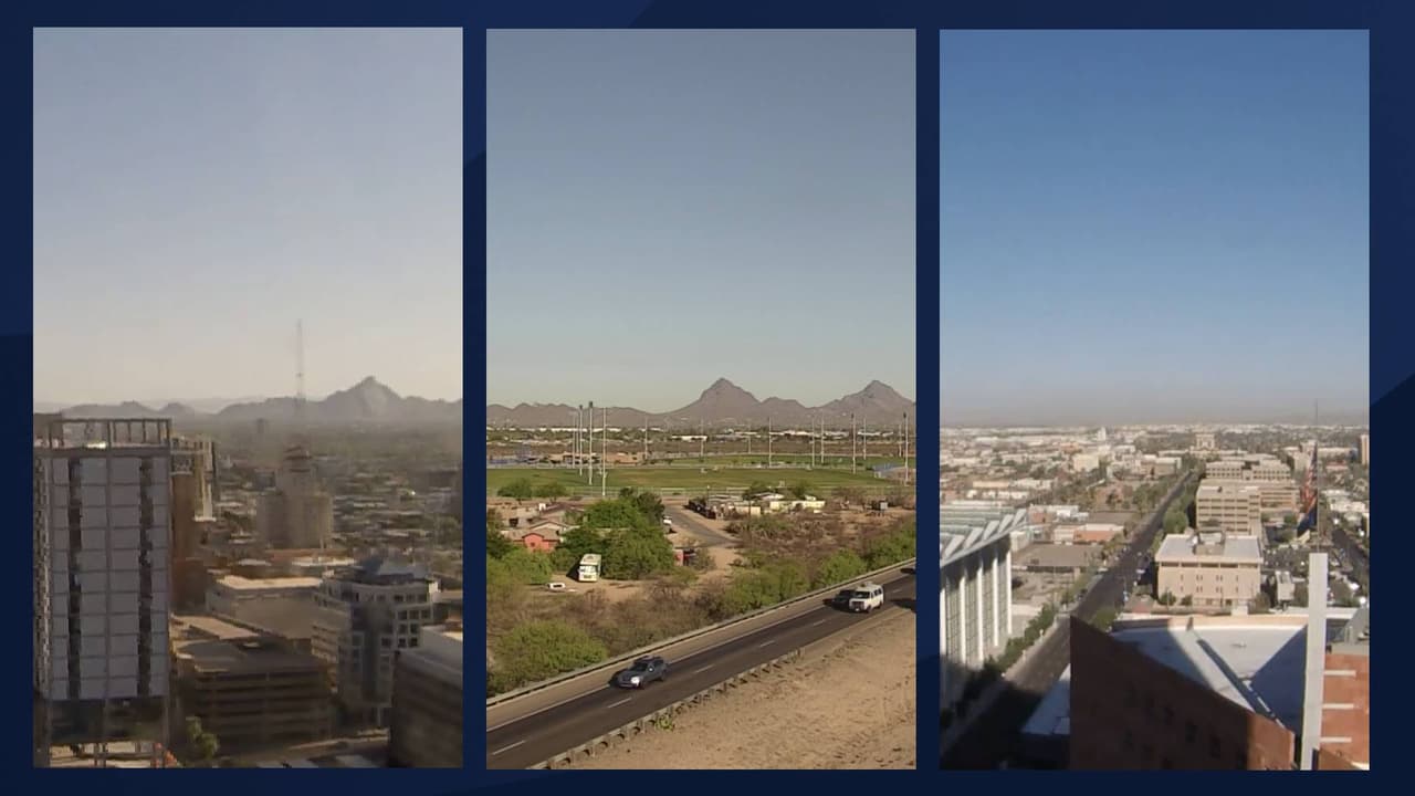 Calor intenso, condiciones secas y alerta por mala calidad de aire en el condado Maricopa