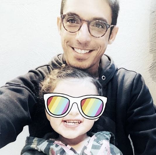 Tres años después, el 11 de enero de 2017, nació Lúa, su primera hija.