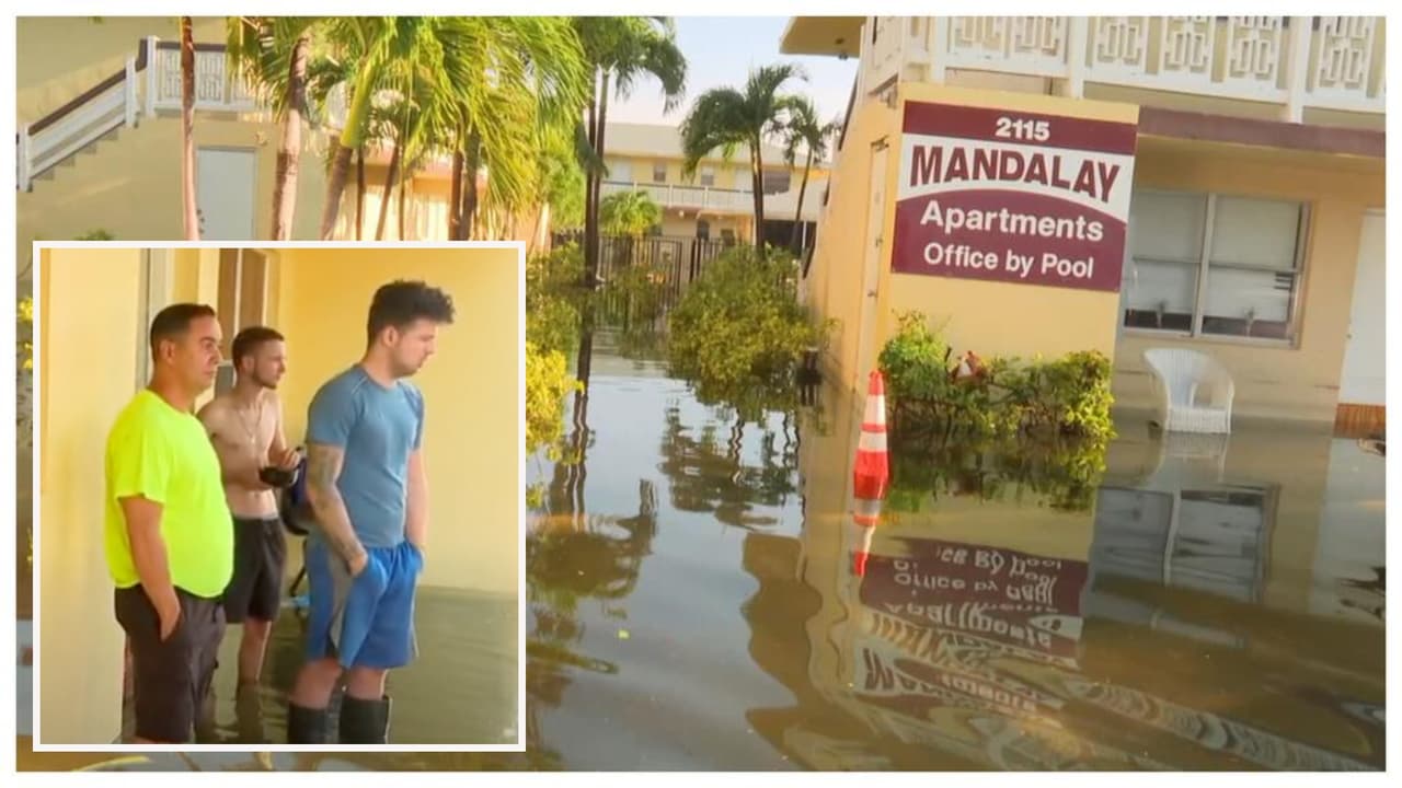 "Mi casa la perdí": familias de condominio en Fort Lauderdale se quedan sin hogar por las inundaciones