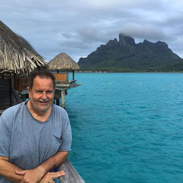 Después llegó a Bora Bora.