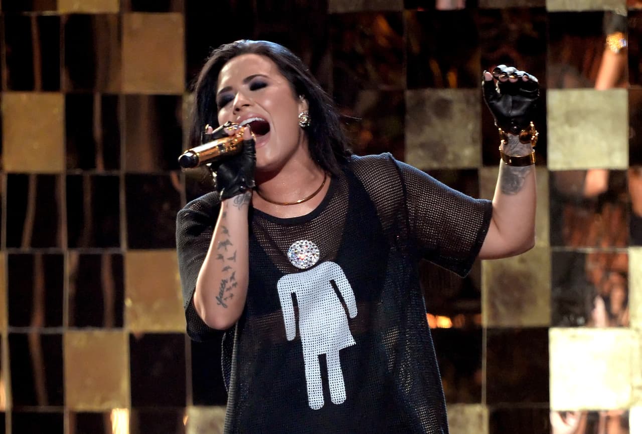 Demi se veía súper guapa en la gran noche de Billboard.