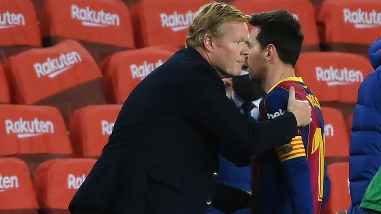 Koeman asegura que Lionel Messi necesita ayuda de sus compañeros