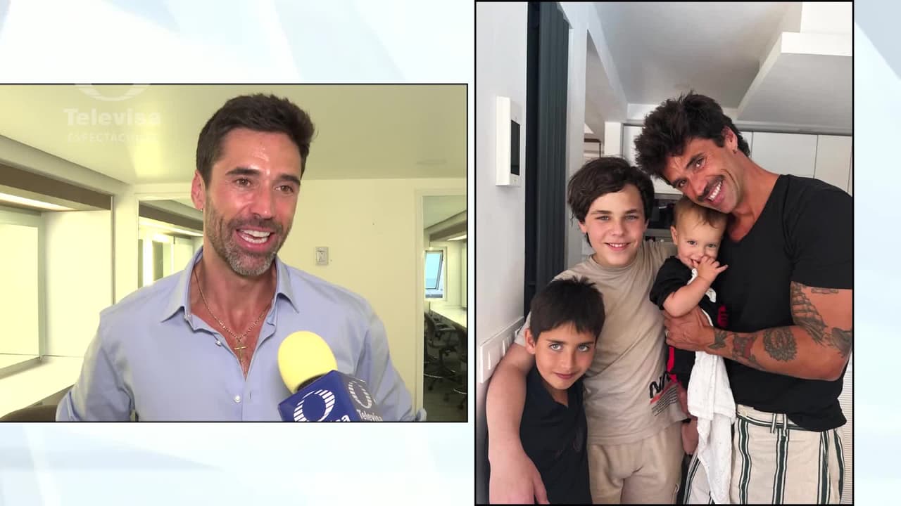 Matías Novoa revela cómo se da tiempo para ver a Michelle Renaud y a sus hijos