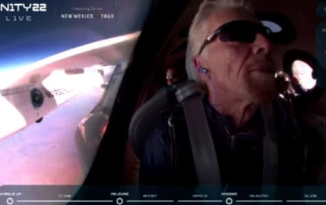 Lo consiguió: el empresario y filántropo británico Richard Branson 
<a href="https://www.univision.com/noticias/tecnologia/vuelo-espacial-richard-branson-virgin-galactic-vss-unity" target="_blank">alcanzó este domingo el espacio </a>a bordo del avión VSS Unity. Fue una "experiencia única en la vida".