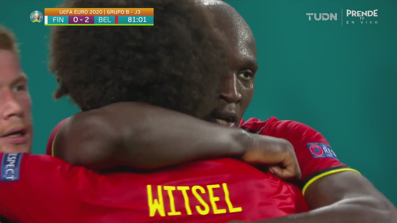 ¡Golazo! De Bruyne asiste y Lukaku remata de media vuelta para el 0-2