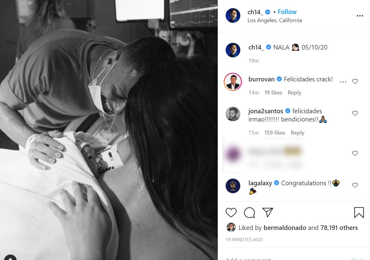 El futbolista también compartió en su cuenta de Instagram 
<b><a href="https://www.instagram.com/p/CGDQxKVAHnz/" target="_blank">la misma foto. </a></b>
<br>