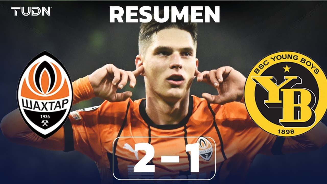 Resumen l Shakhtar vence en Alemania a Young Boys