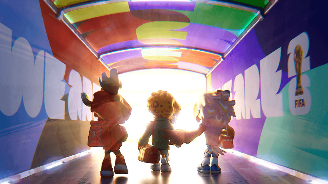 <b>El alce Maple™, el jaguar Zayu™ y el águila Clutch™ - Mundial 2026</b>
<br>Representan la unidad y la pasión por el futbol de Norteamérica.