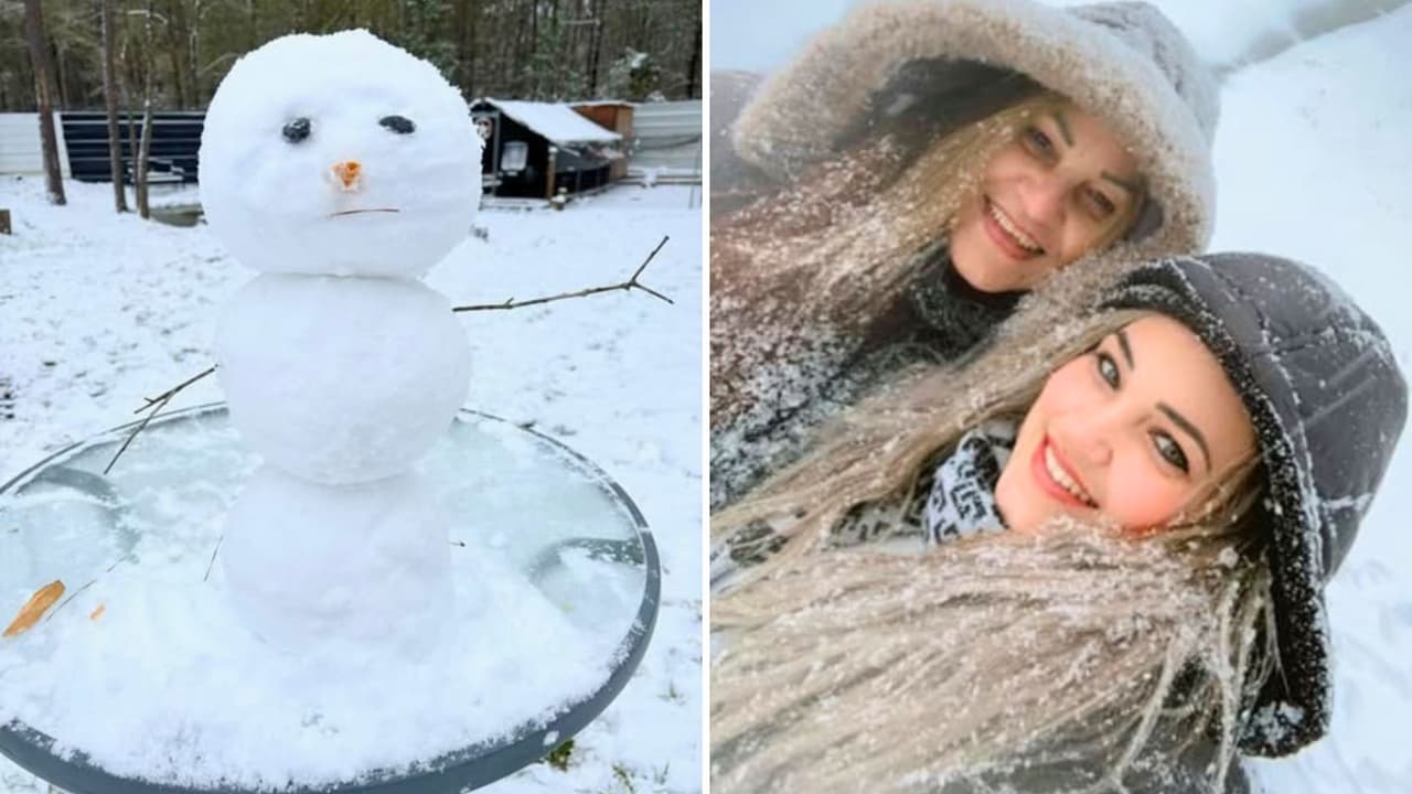 Desde Cleveland, Bella Altamirano nos envía un mensaje de cuidado para todos y presume su muñeco de nieve, mientras Dayne Borges, desde Southwest, se toma fotos disfrutando del paisaje invernal. 
<i>¡La nieve une a Texas en un mágico momento!</i>