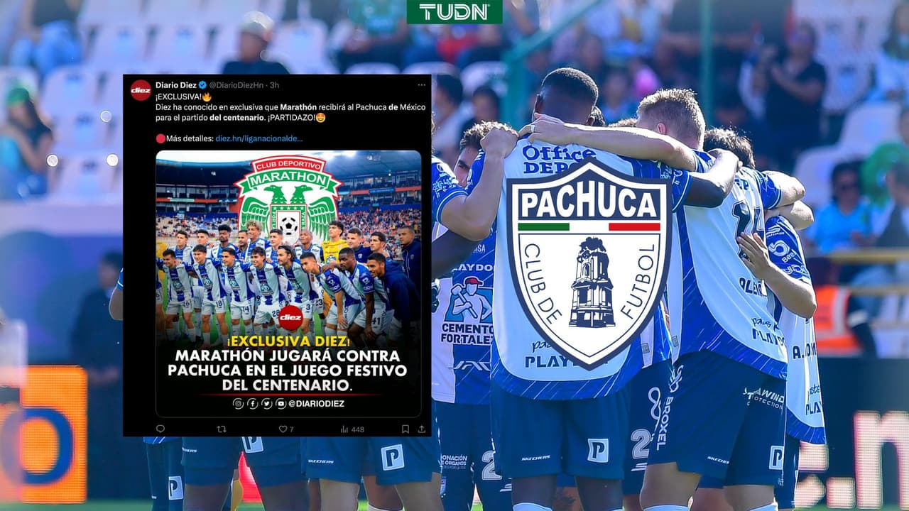 Pachuca disputará el juego del centenario del Marathón hondureño
