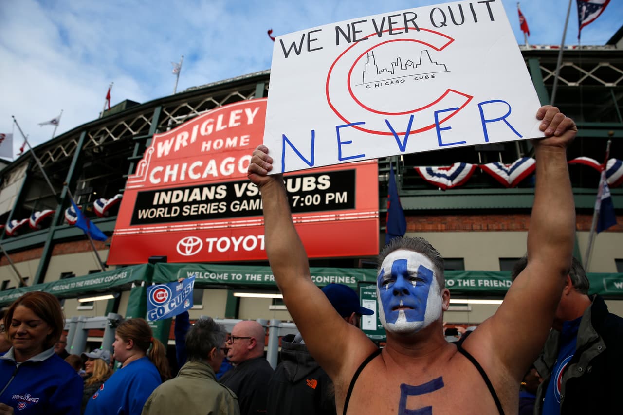 A pesar de que Cleveland Indians aventajaban 3-1 la serie, los seguidores no renunciaron a creer, nunca.