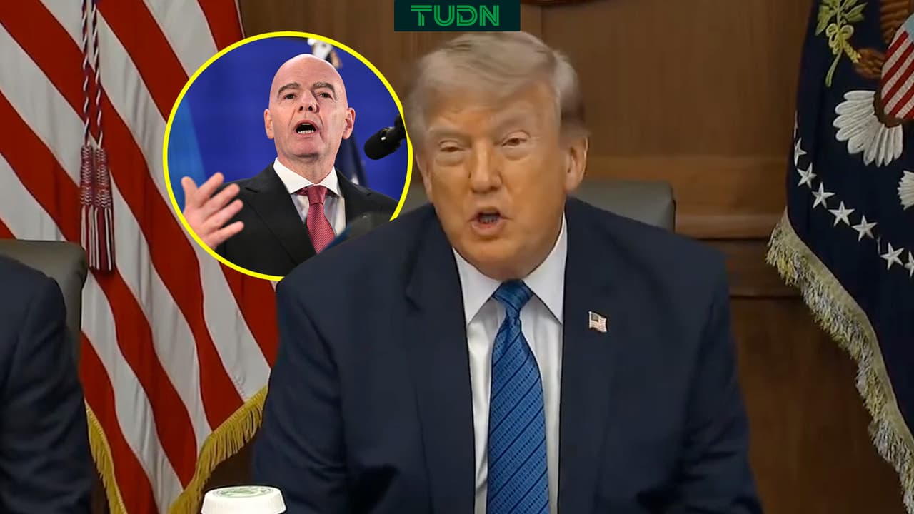 "¿Quién?" Trump es cuestionado sobre Infantino y FIFA y responde así
