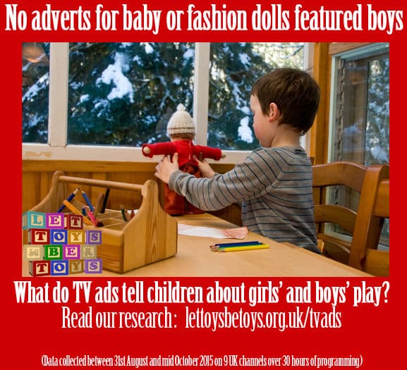 La organización británica Let Toys Be Toys hace campaña desde hace años para que la industria de juegos y libros creen y promuevan productos para chicos sin diferenciarlos por género.