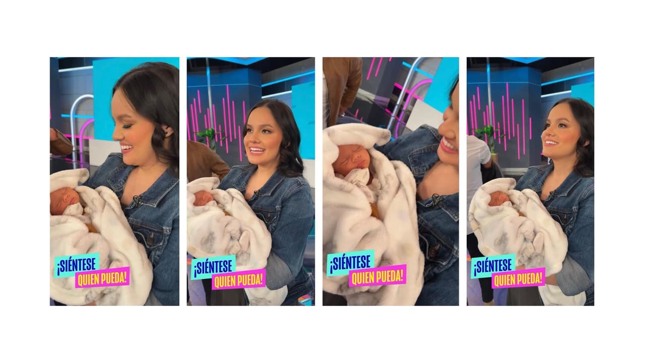 Así presentó Sarita Sosa a Bezalel, su segundo hijo.