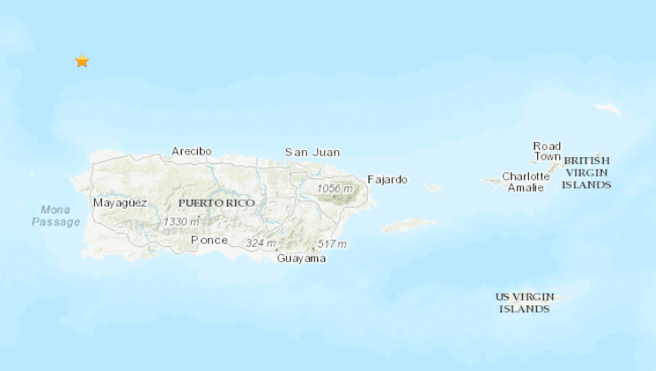 Puerto Rico sintió un fuerte temblor poco antes de la llegada de la tormenta tropical Karen