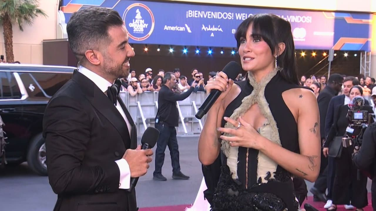 Aitana y Borja Voces recuerdan en Latin GRAMMY el concurso de canto en el que estuvieron juntos