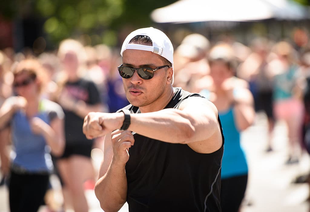NEW YORK, NY - JUNE 12: Atmosphere at the Launch Of Fitbit Local Free Community Workout on June 12, 2016 in New York City. (Photo by Dave Kotinsky/Getty Images for Fitbit)