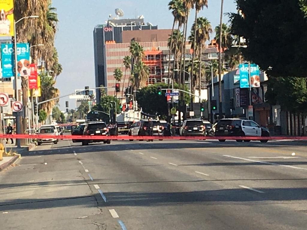 Muere sospechoso armado con machete tras enfrentamiento con policía en Hollywood