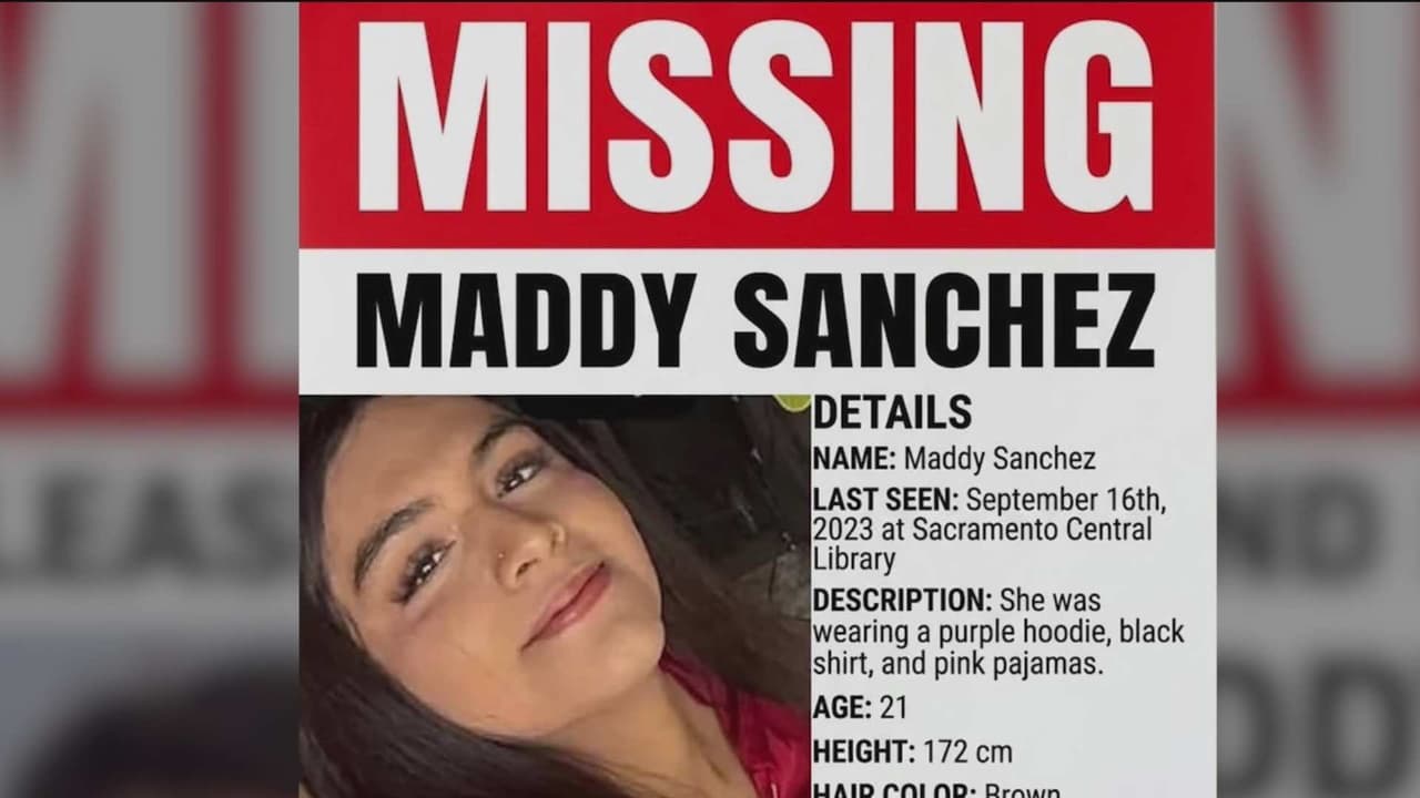 Buscan a Maddy Sánchez, joven desaparecida desde el 16 de septiembre de 2026 en California