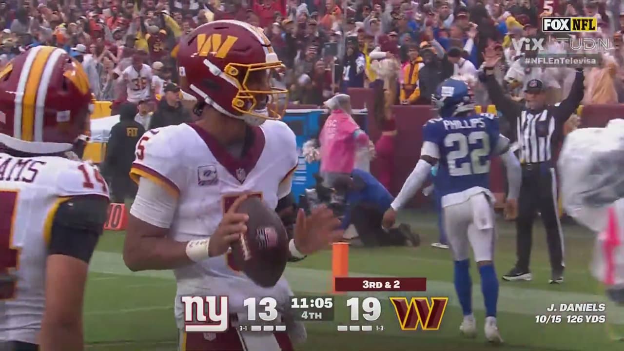 Repite la fórmula: Touchdown de Jayden Daniels por tierra