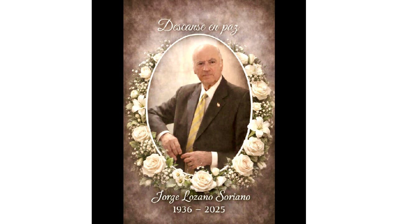 El escritor y guionista Jorge Lozano Soriano murió los primeros minutos del 25 de diciembre de 2025.