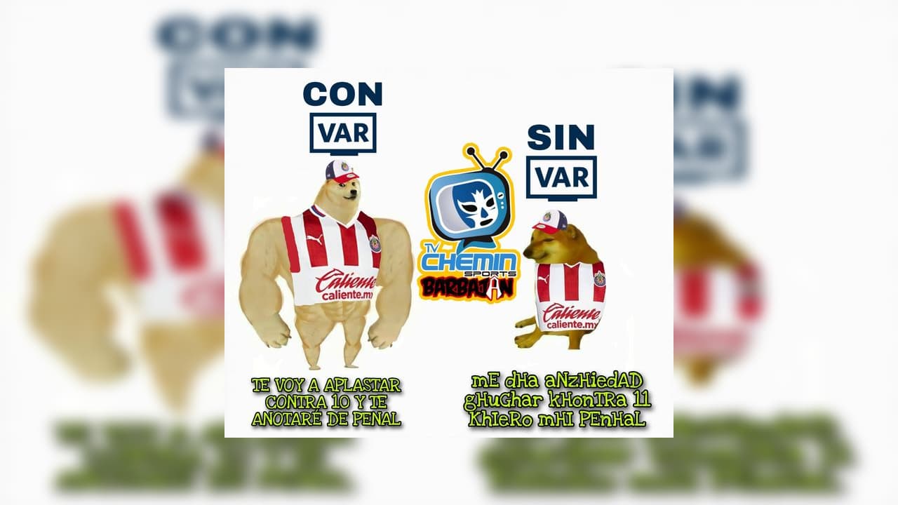 Las Chivas caen 1-0 en su visita al América, y los memes no se tardaron en atacar al cuadro tapatío.
