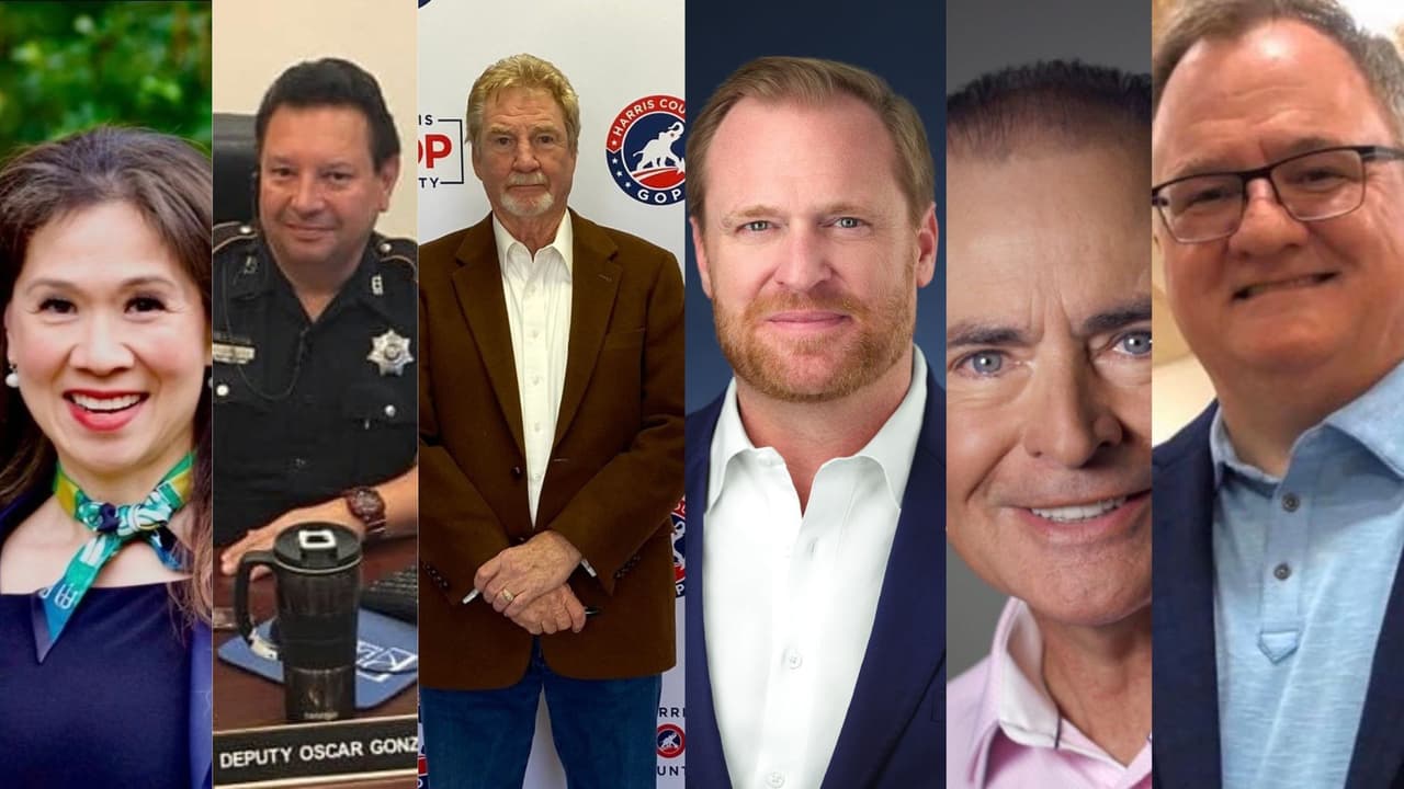 Estos son los candidatos republicanos que buscan la nominación para ser juez del condado Harris