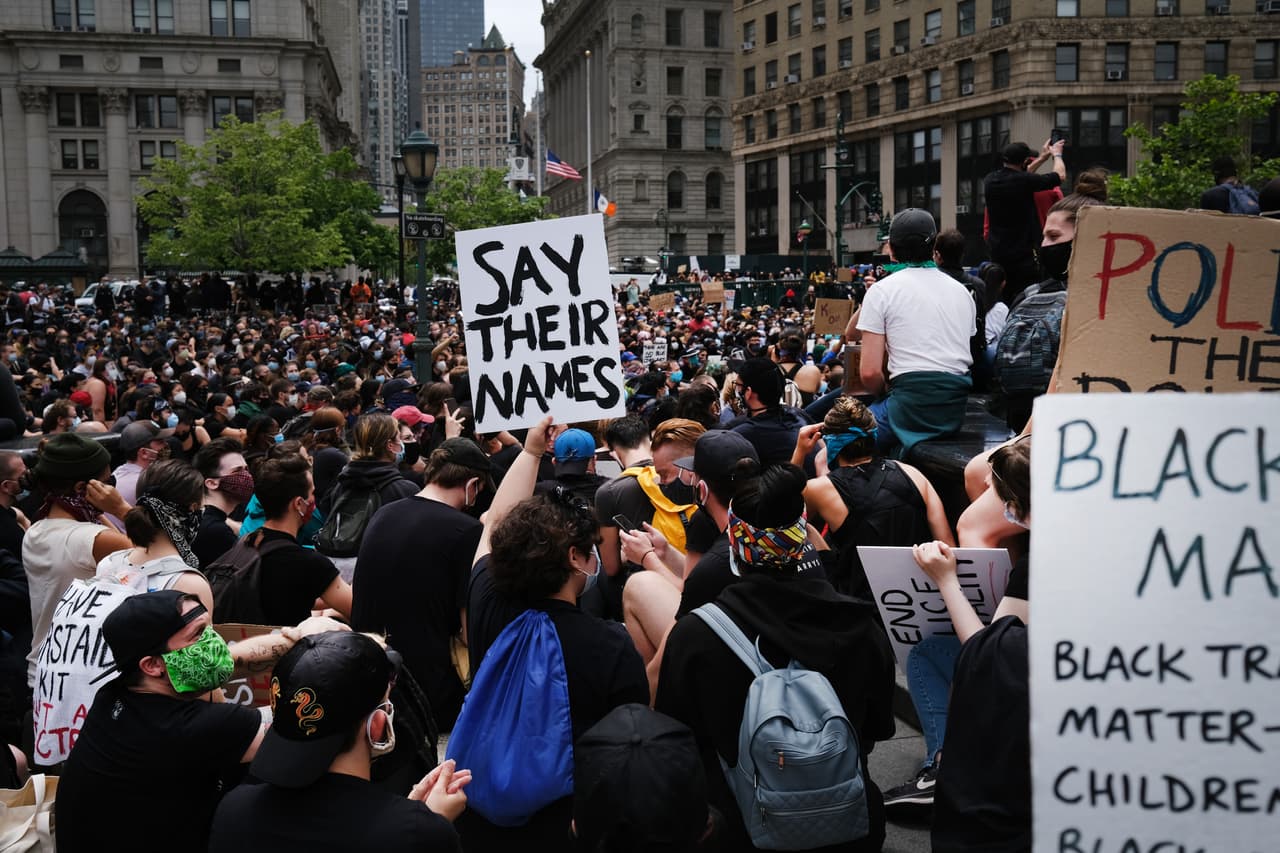 Sexto día consecutivo de protestas en NYC por la muerte de George Floyd.