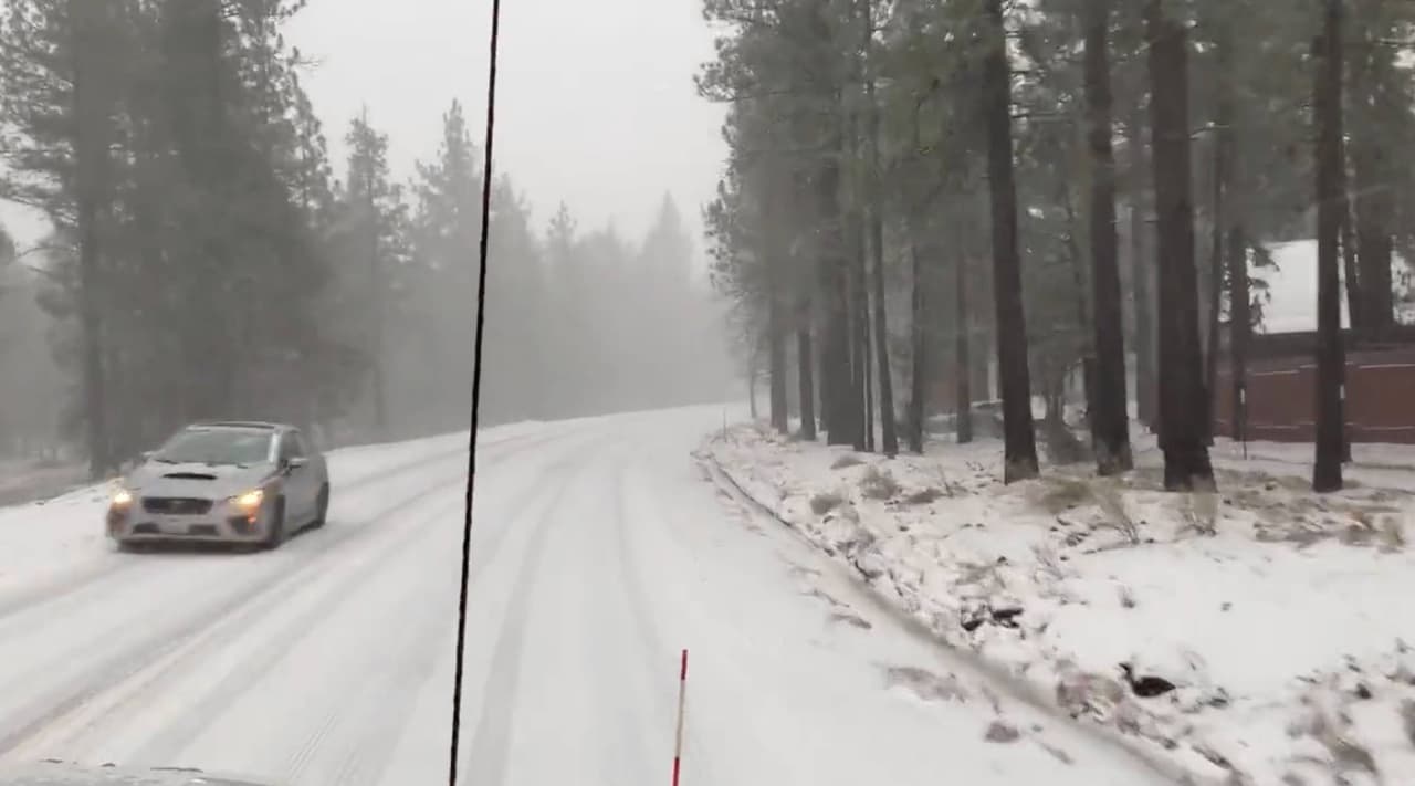Se estima que la lluvia y la nieve sean constantes en los próximos días para las zonas altas de la región.
