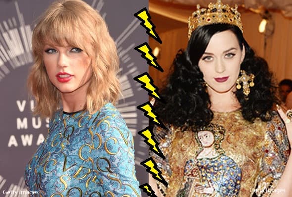 Con quien jamás la volveremos a ver en un escenario es con Katy Perry. ¡Ellas no se pueden ni ver!