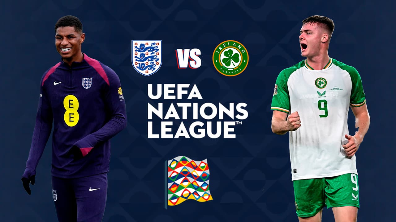 Inglaterra vs Irlanda: Horario y dónder ver el partido de UEFA Nations League