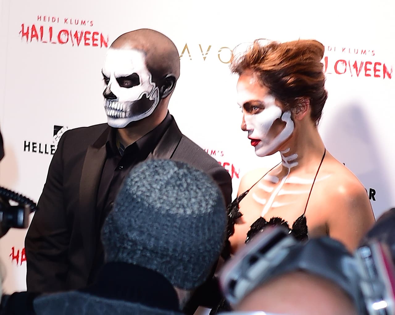 Posando para las cámaras.