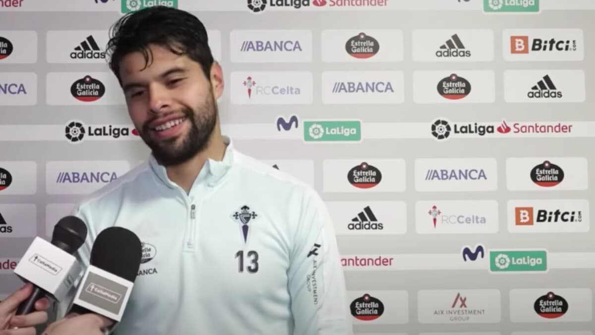 Néstor Araujo, feliz por solidez defensiva y buen momento del Celta