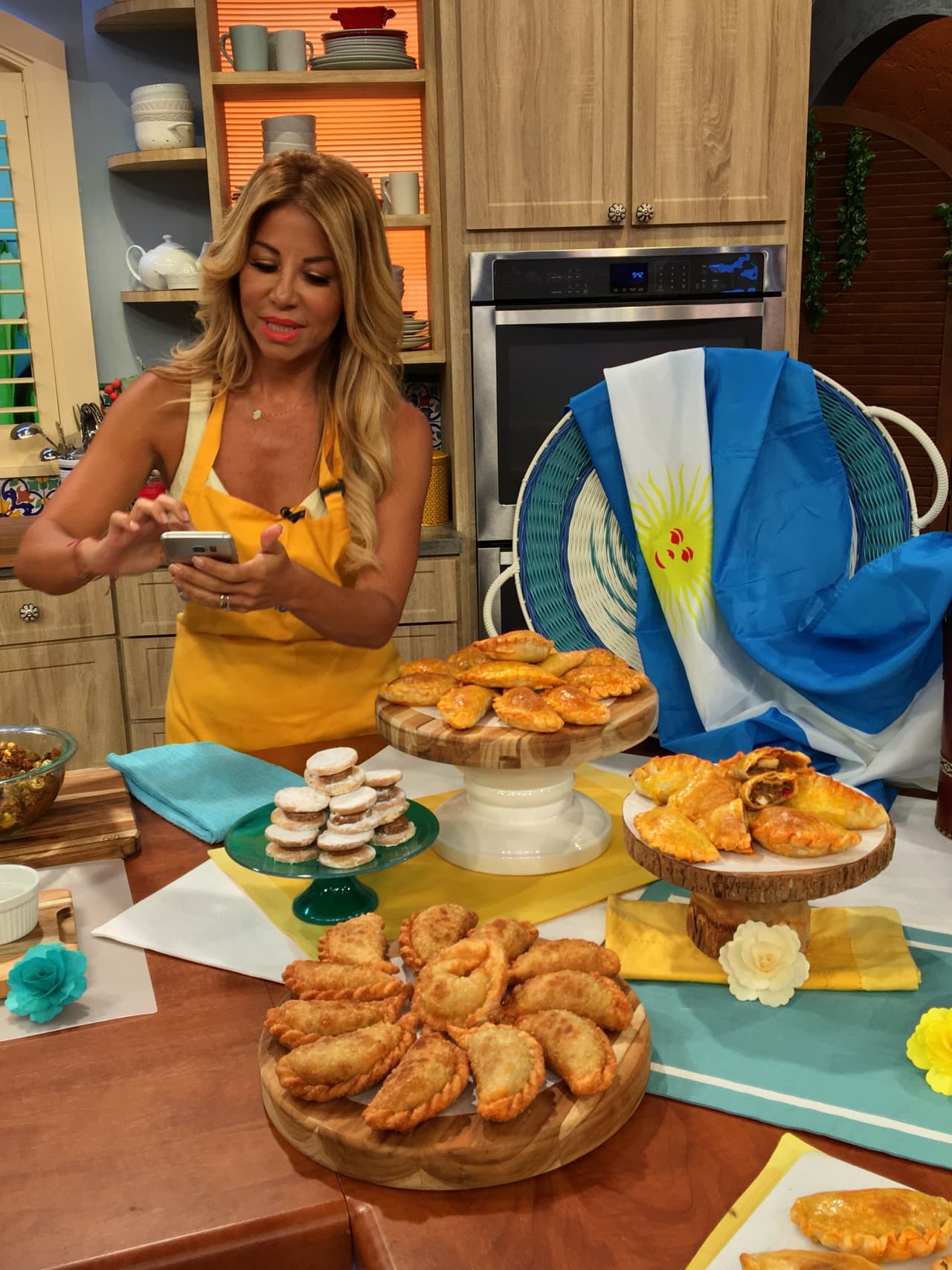 La locutora de radio Roxana García nos mostró otro su gran talento gastronómico.