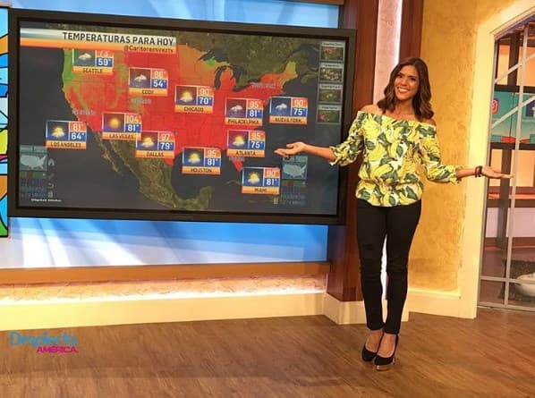 Nuestra Francisca debutó como presentadora del estado del tiempo. ¿Qué tal lo hizo?
