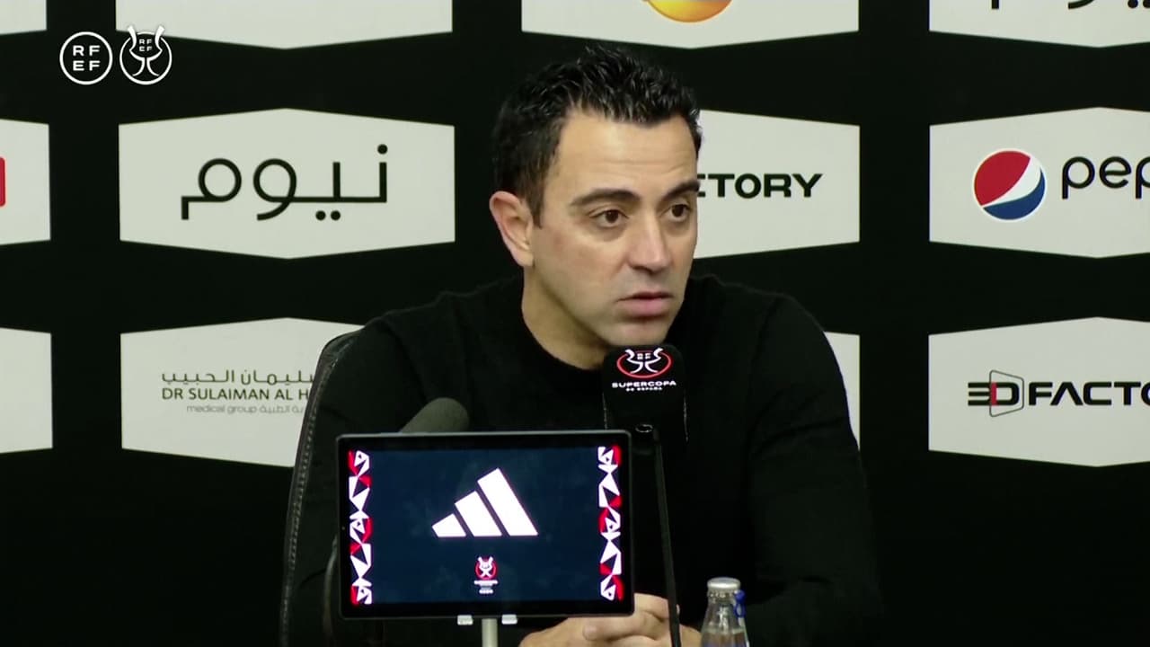 Xavi tras ganar la Supercopa: No podemos frenar, quedan tres títulos