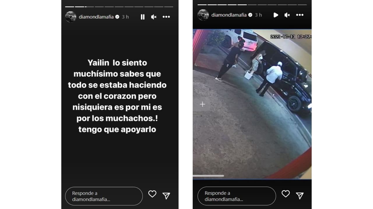Diamond La Mafia mostró que presuntamente Yailin La Más Viral estaba en su estudio, por lo que habría sido agredida por Tekashi 6ix9ine.