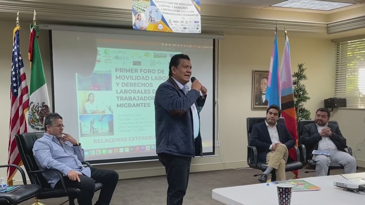 Consulado de México en Orlando realiza foro de movilidad laboral para orientar a trabajadores extranjeros