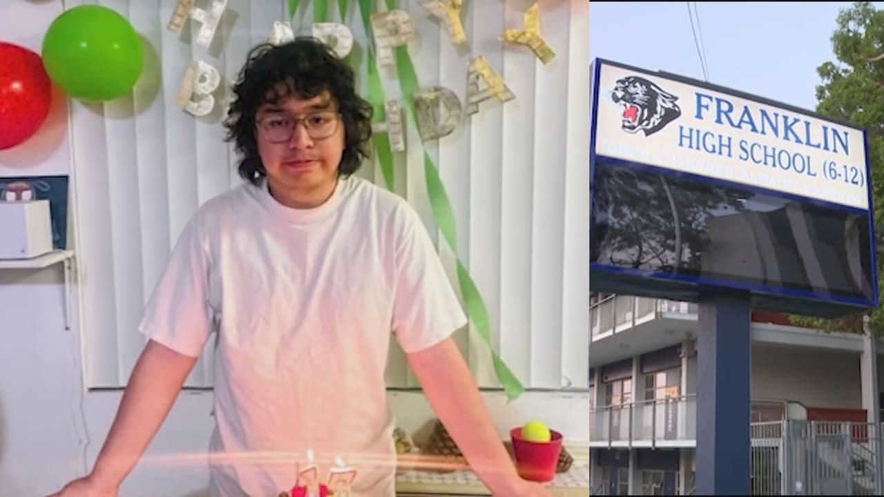 LAPD no encuentra evidencia que vincule el bullying con la muerte de estudiante de la preparatoria Franklin 
