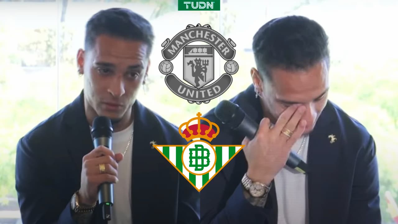 Antony llora en presentación con Betis al recordar su pesadilla en Manchester United