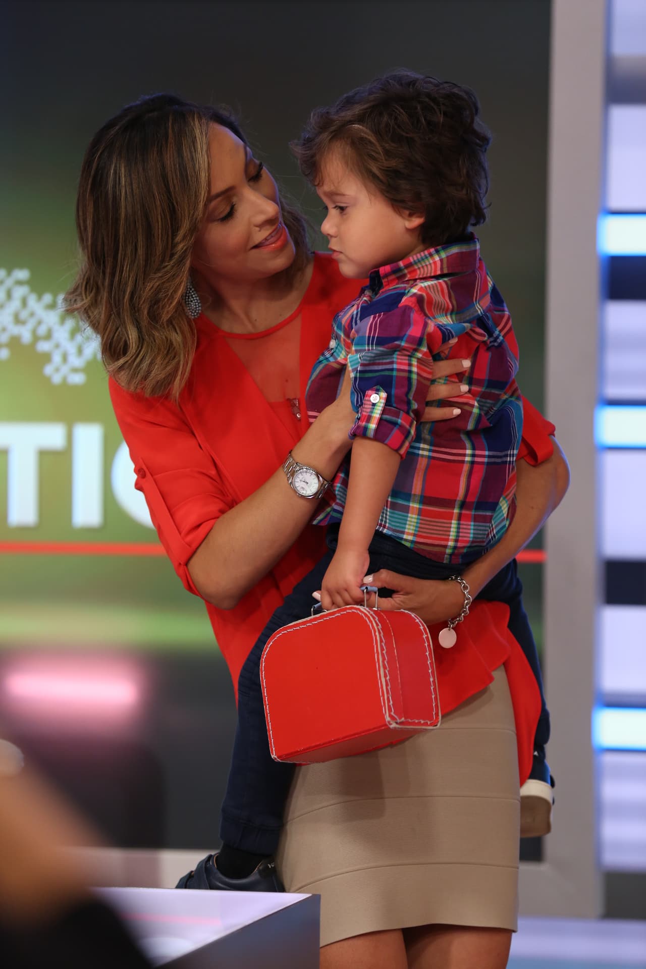 Bruce, el hijo mayor de Satcha Pretto, también formó parte de la fiesta.