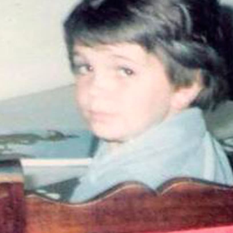 Juanes en sus días de escuela.