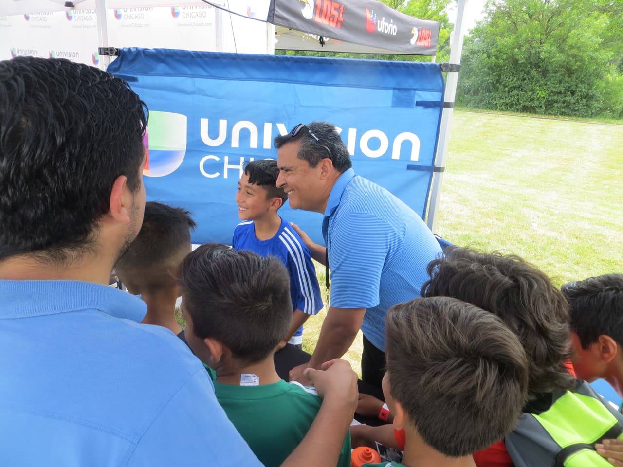 Héctor Lozano y Julio El Lobo de La Que Buena 105.1 dijeron presente en el torneo Copa Univision 2015. Mira que bien la pasaron.